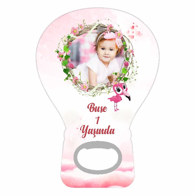 Flamingo Temalı Balon Açacak Magneti